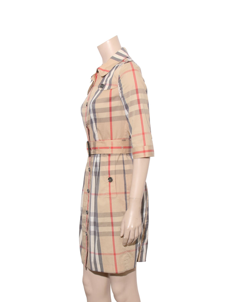 Burberry Check Shirt Dress