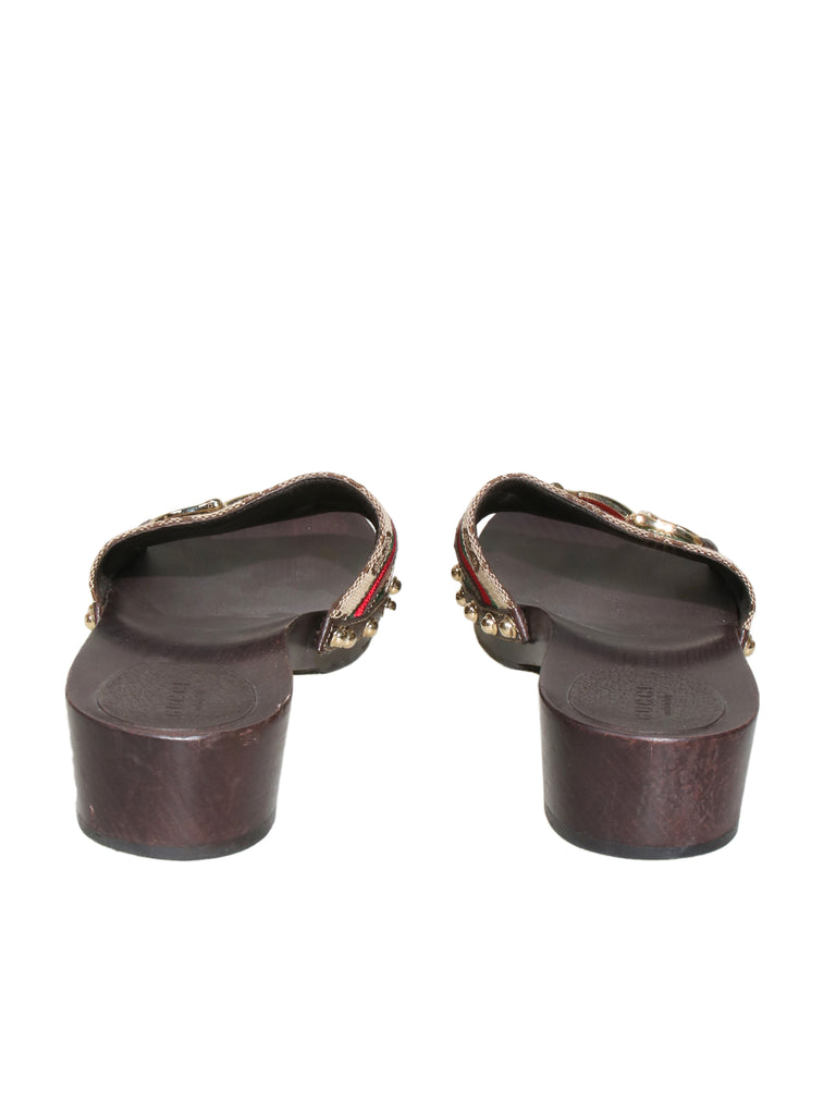 Gucci Monogram Slides