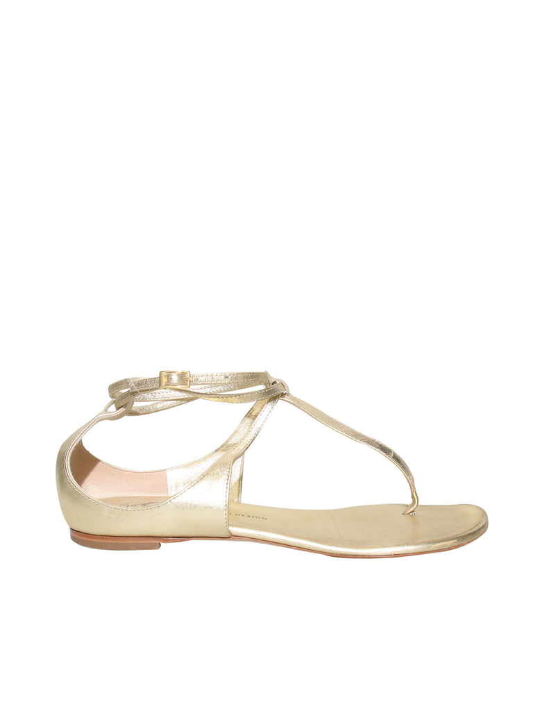 Giuseppe Zanotti Leather Flat Sandals