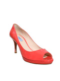 Patent Peep-Toe Sandals