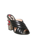 Gucci Webby Leather Sandals