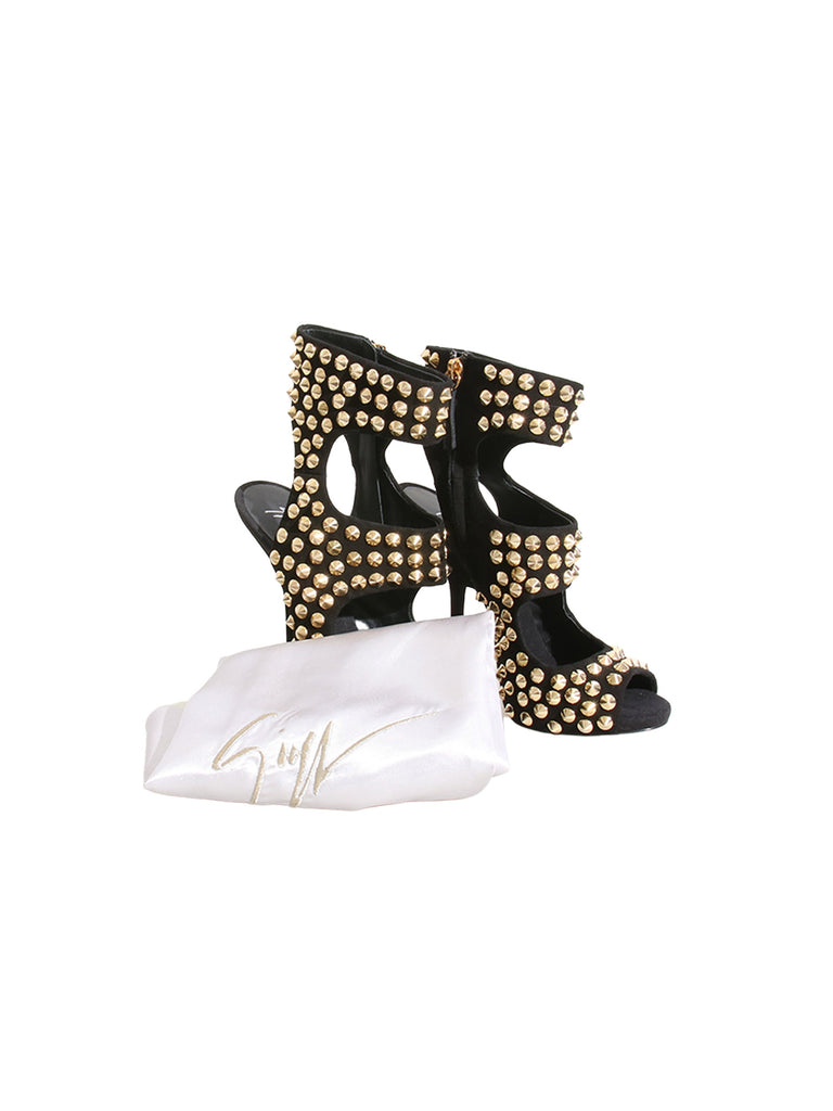 Giuseppe Zanotti Suede Studded Sandals