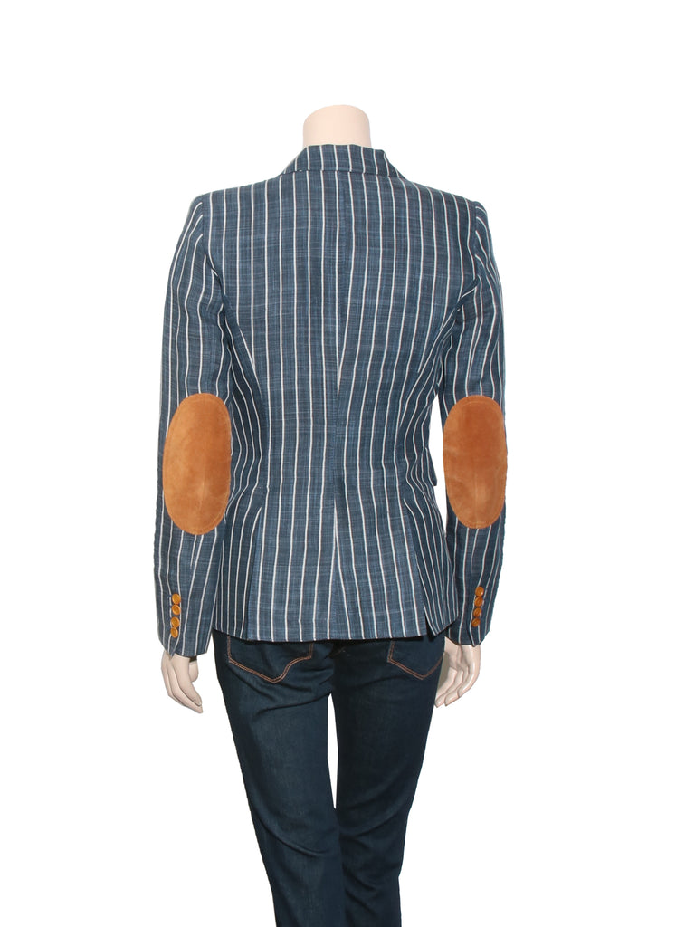 Linen Striped Blazer