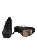 Suede Mary Jane Pumps