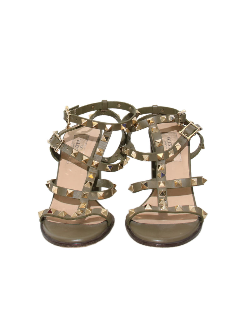 Valentino Rockstud Leather Sandals