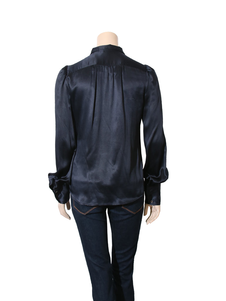 Dolce & Gabbana Silk Ruffle Blouse