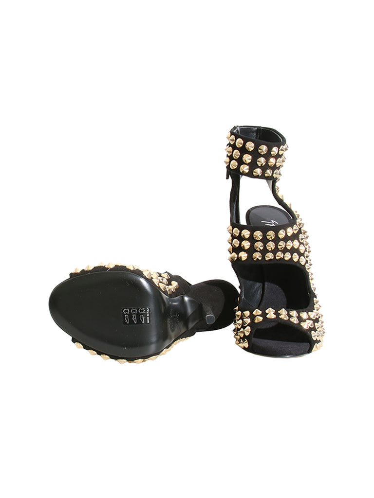 Giuseppe Zanotti Suede Studded Sandals