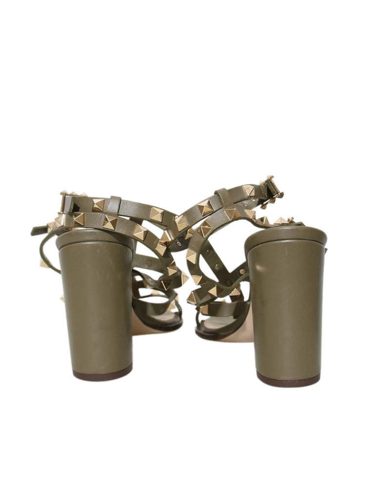 Valentino Rockstud Leather Sandals