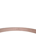 Bamboo Buckle Detail Leather Belt