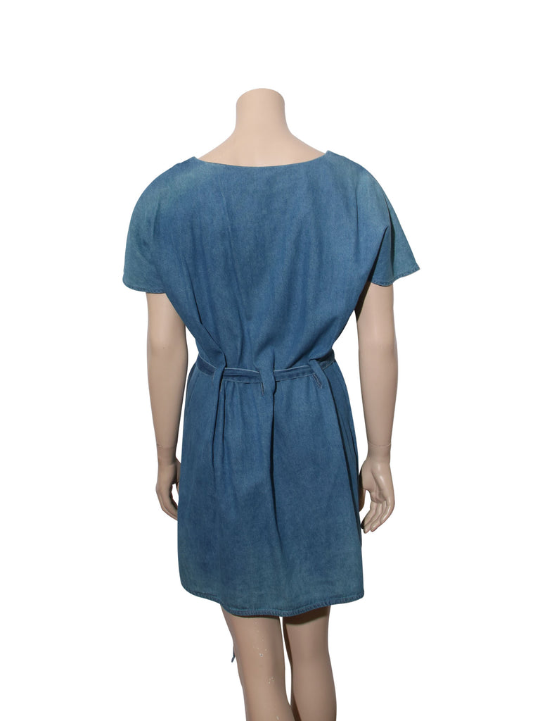 Tularosa Denim Wrap Dress