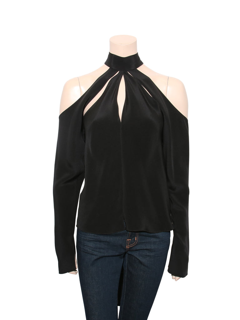 Juan Carlos Obando Exposed Shoulder Top