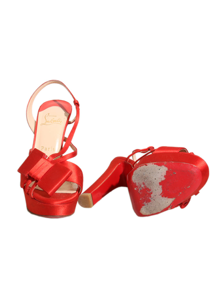 Bow Accent Slingback Sandals