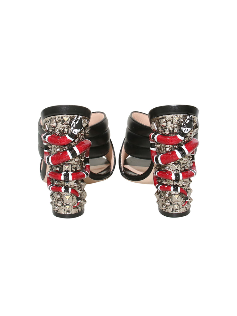 Gucci Webby Leather Sandals