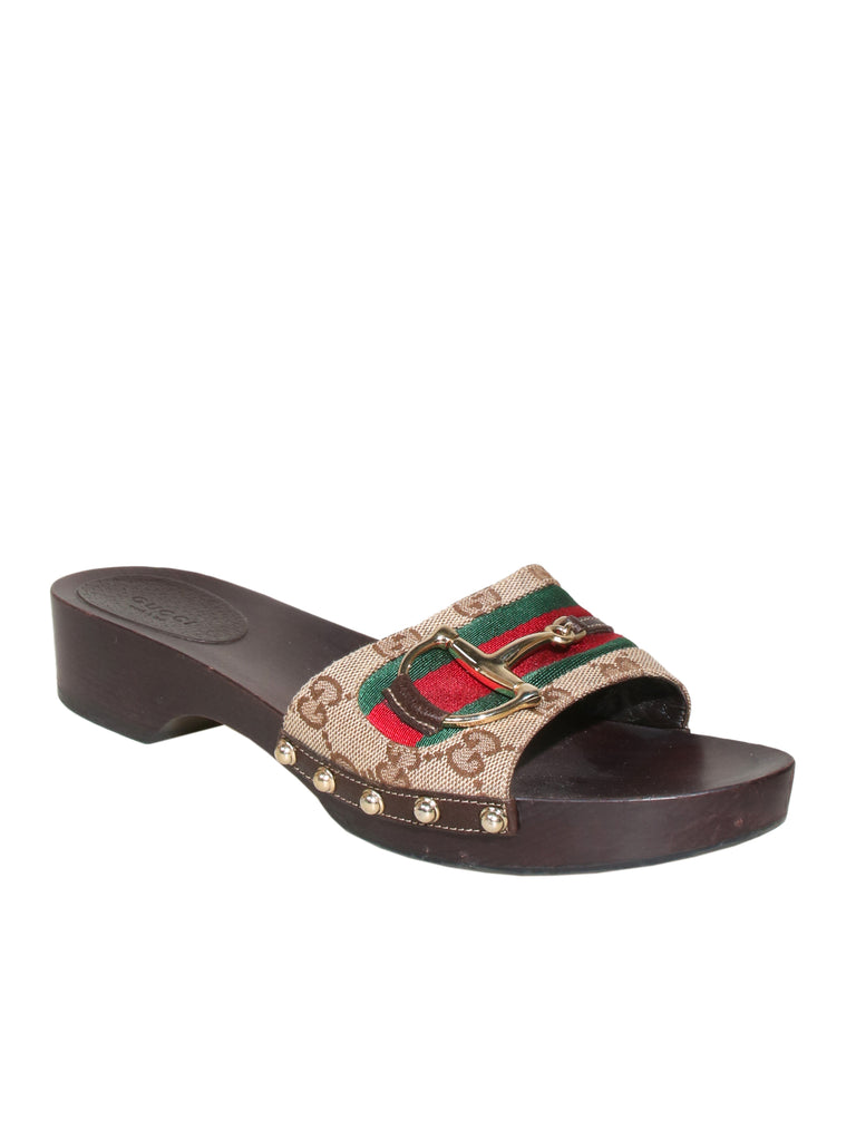 Gucci Monogram Slides