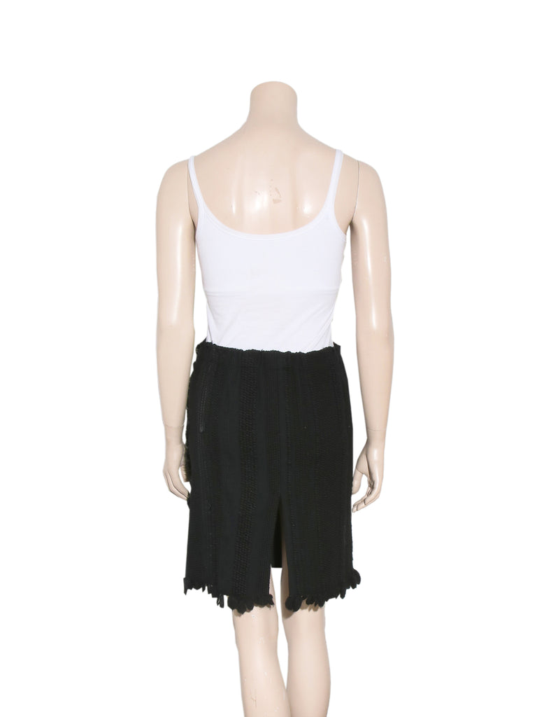 Gucci Fur-Trimmed Skirt