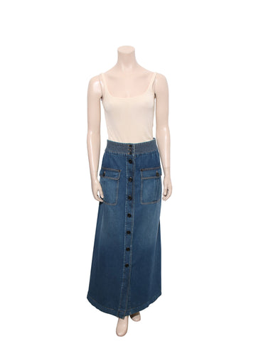 Chloé Denim Maxi Skirt