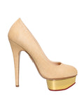 Charlotte Olympia Raffia Platform Pumps
