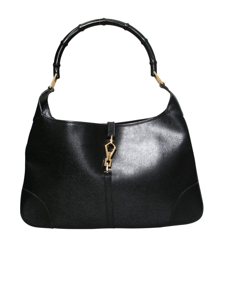 Gucci Jackie O Bamboo Leather Hobo