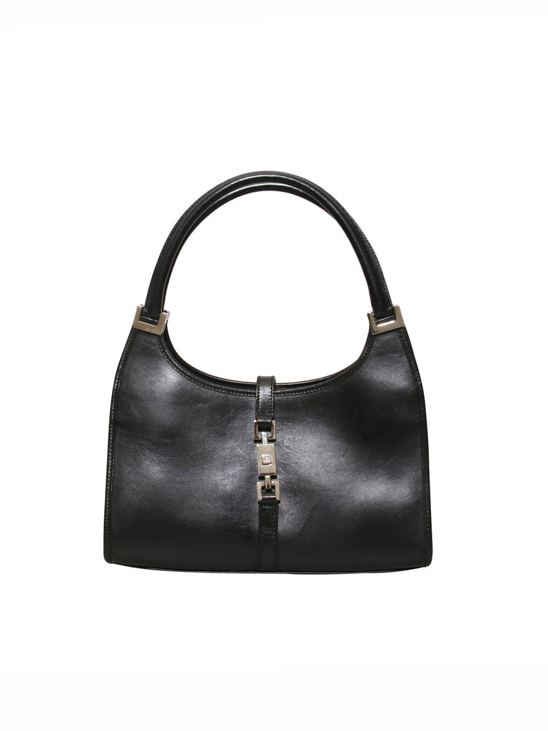 Gucci Leather Jackie Bardot Bag
