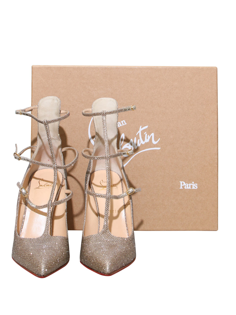 Christian Louboutin Toerless Muse T-Strap Pumps