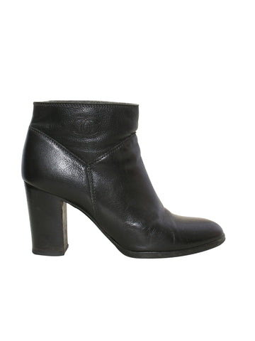 Chanel Leather Booties
