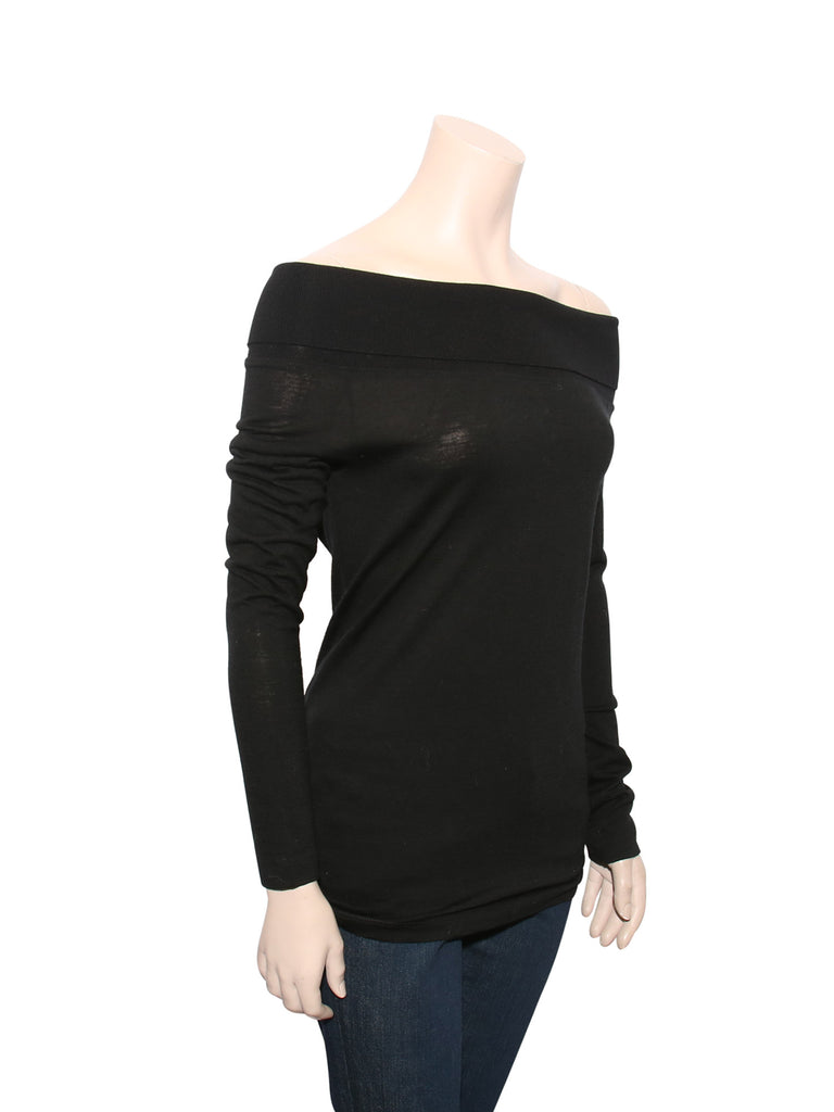 Nicholas Off-The-Shoulder Merino Wool Sweater