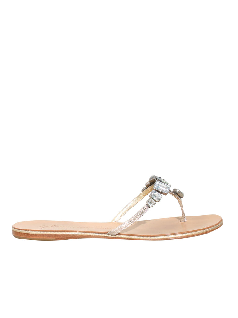 Embellished Flat Sandals