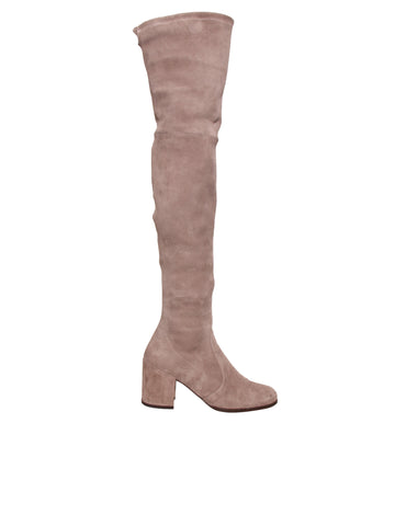 Tieland Over the Knee Stretch Suede Boots