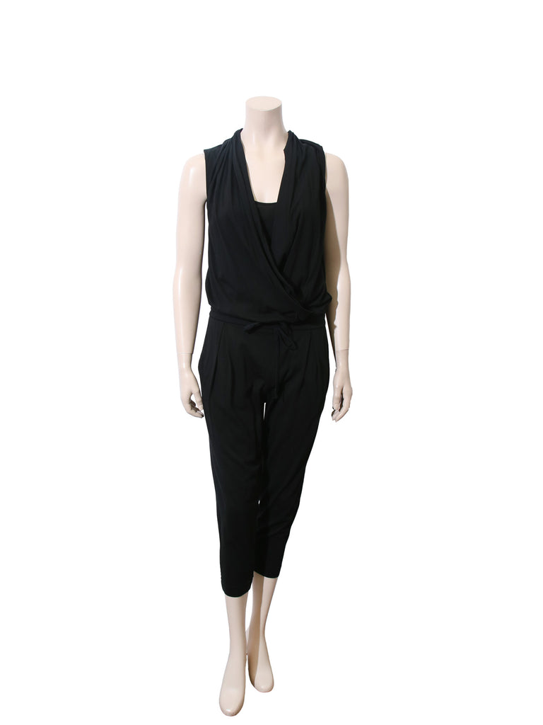 Helmut Lang Drawstring Draped Jumpsuit