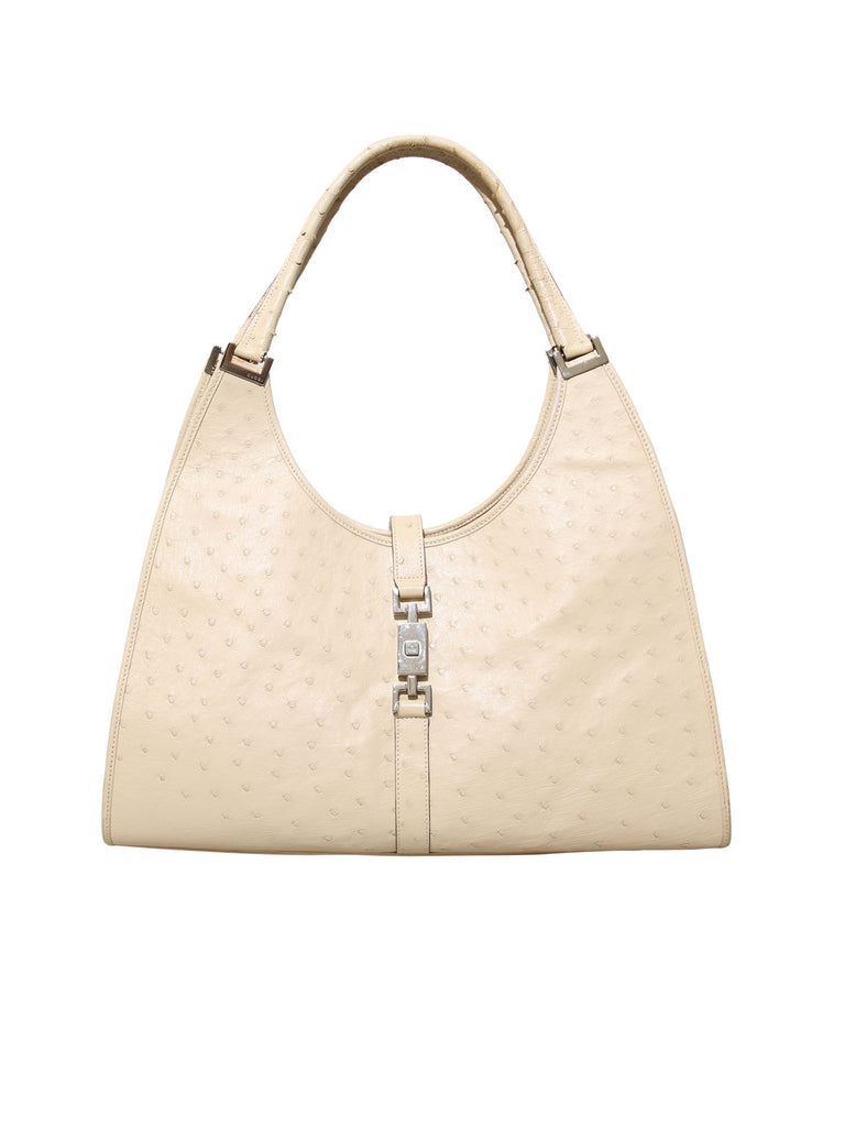 Gucci Jackie Ostrich Bag