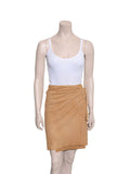 Ralph Lauren Suede Wrap Skirt