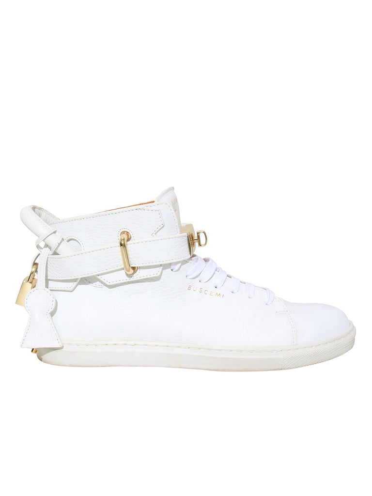 Buscemi High-Top Leather Sneakers