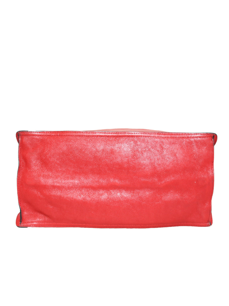 Prada Etiquette Glace Leather Tote Bag