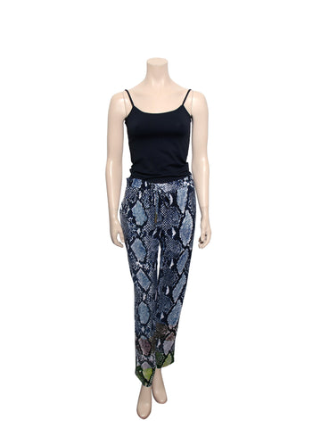 DVF Benett Two Animal Print Silk Trousers