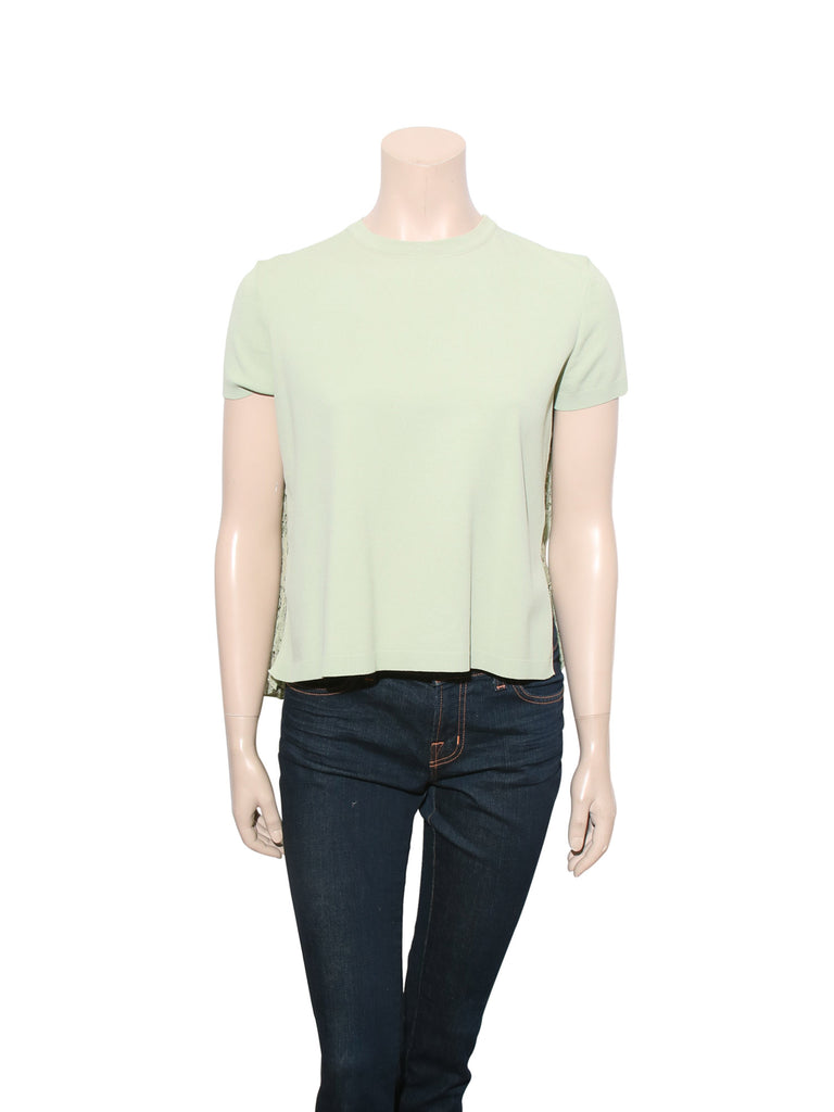 Valentino Lace-Back Top