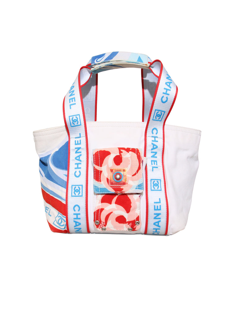 Chanel Vintage Canvas Tote Bag