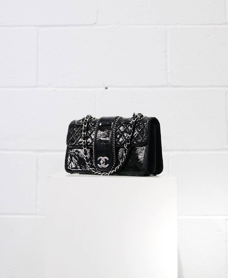 Chanel Patent Leather Madison Flap Bag