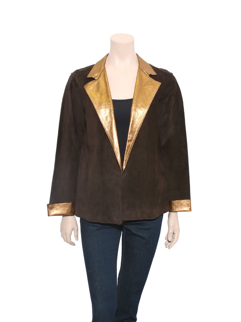 Yves Saint Laurent Suede Blazer