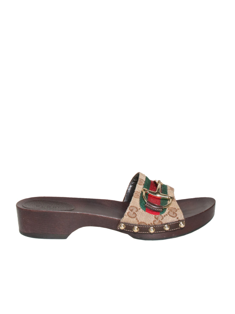 Gucci Monogram Slides