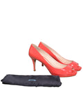 Patent Peep-Toe Sandals
