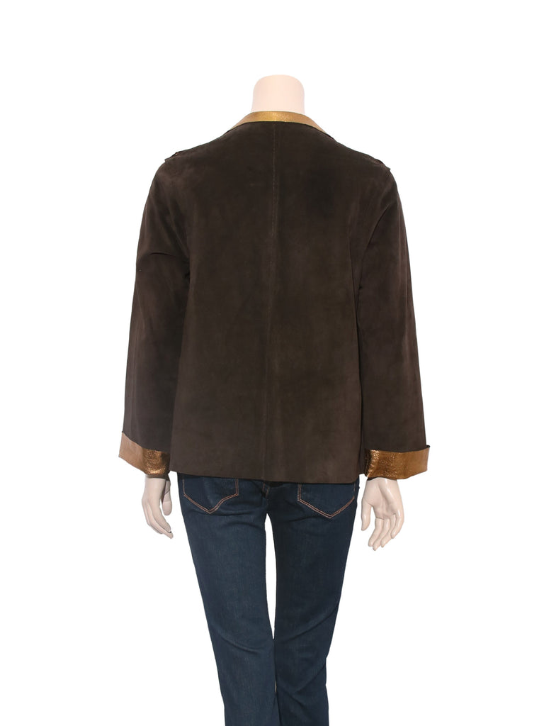 Yves Saint Laurent Suede Blazer