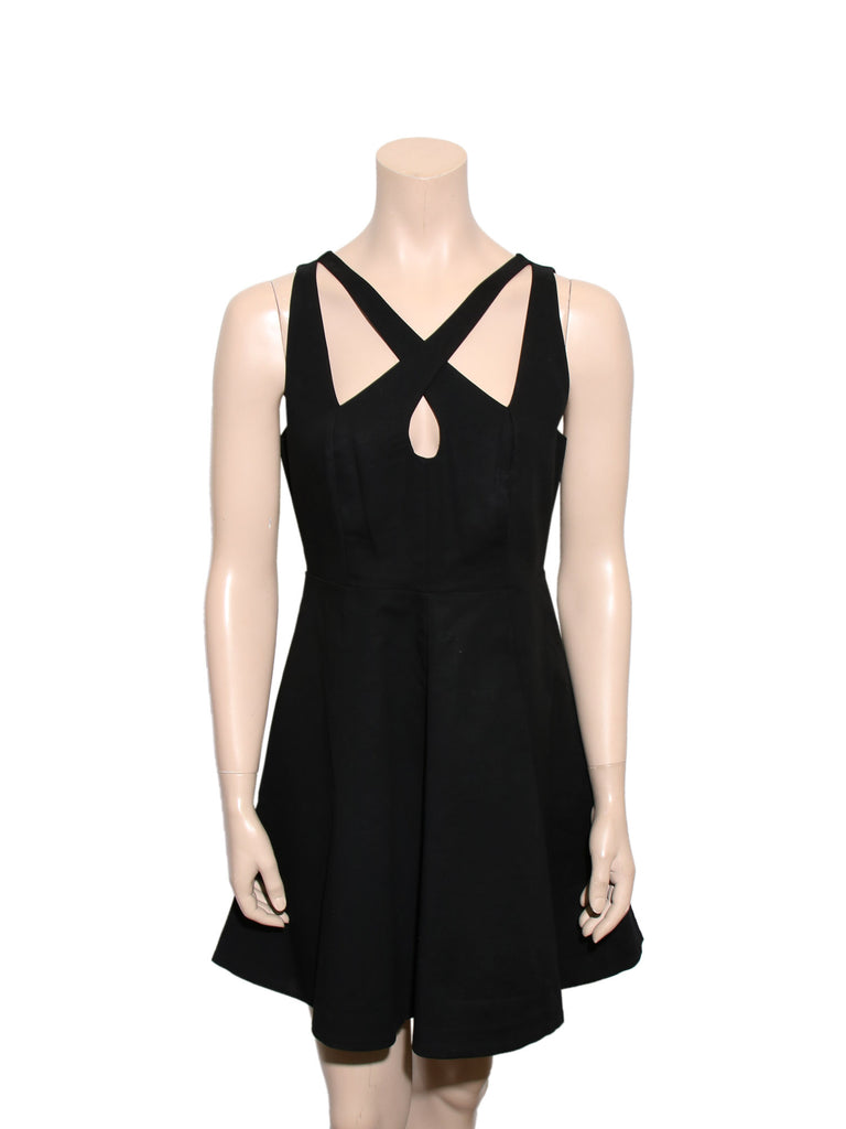 Halston Heritage Cut-Out Dress