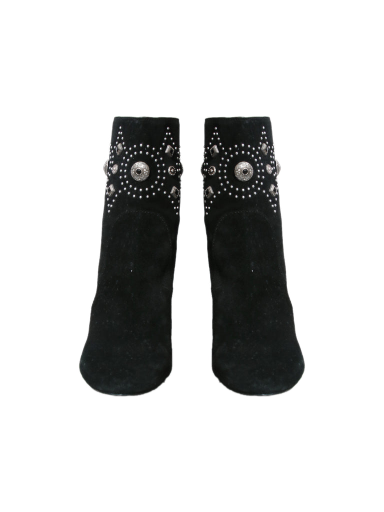 Sigerson Morrison Suede Studded Boots