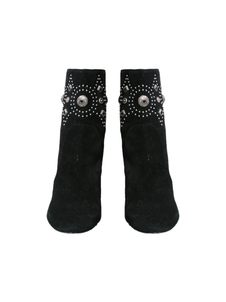 Sigerson Morrison Suede Studded Boots