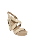 YSL Platform Leather Sandals