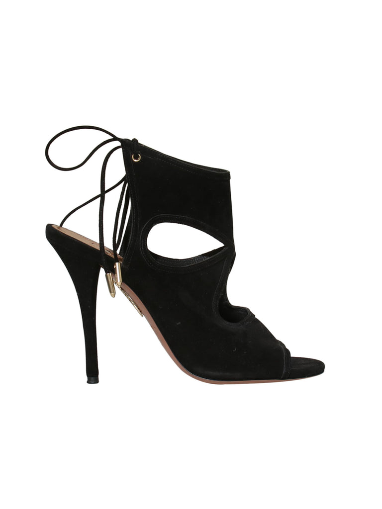 Aquazzura Suede Cut-Out Sandals
