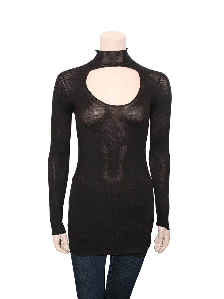 Prada Cut-Out Knit Top