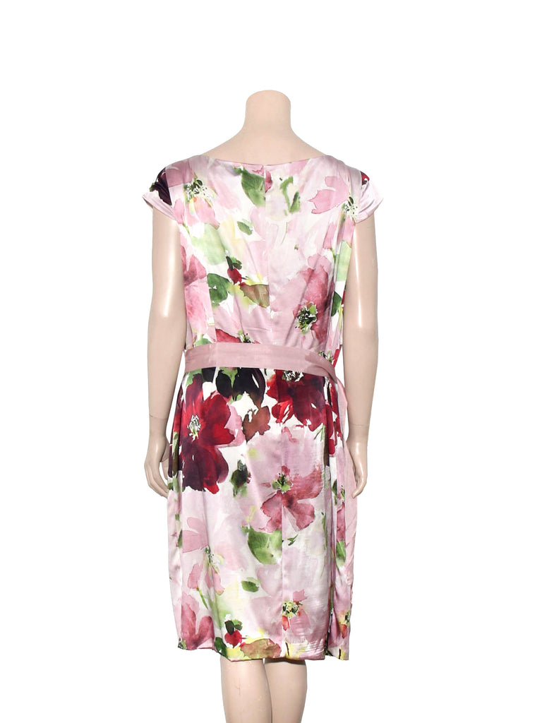 St. John Floral Beaded Dress