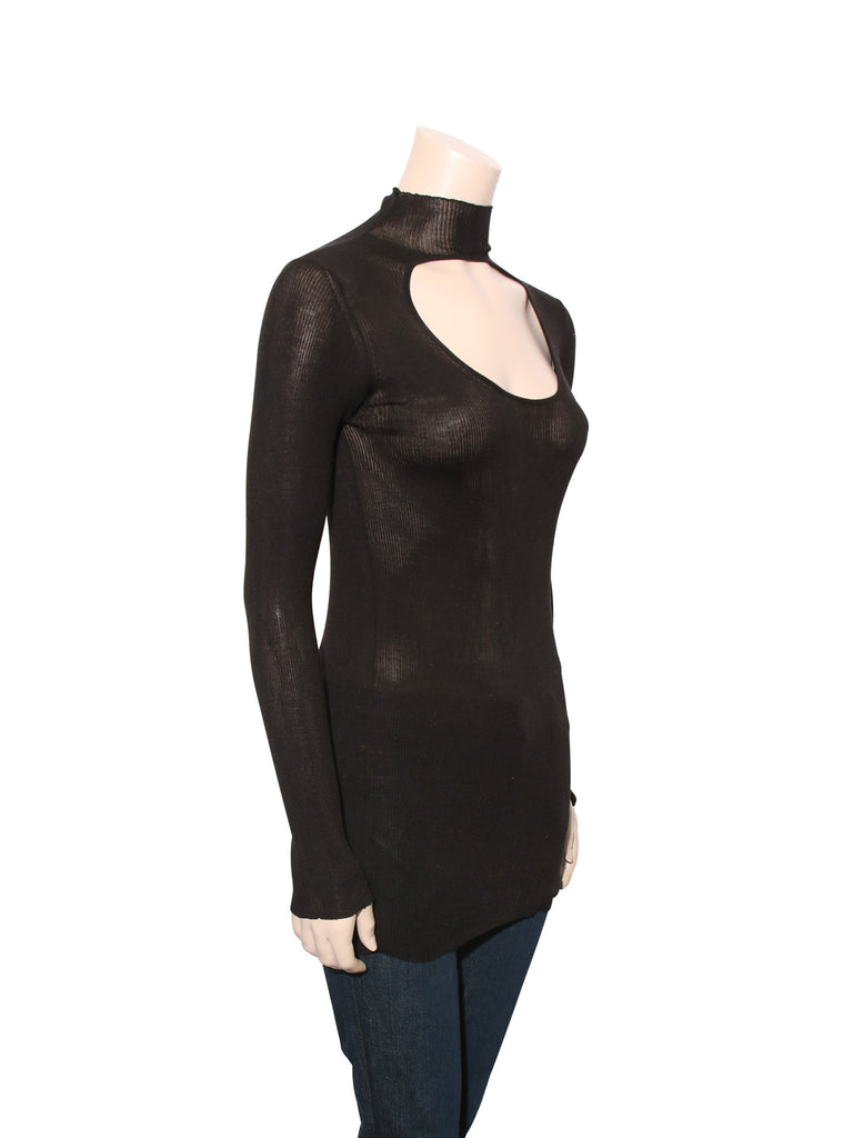 Prada Cut-Out Knit Top