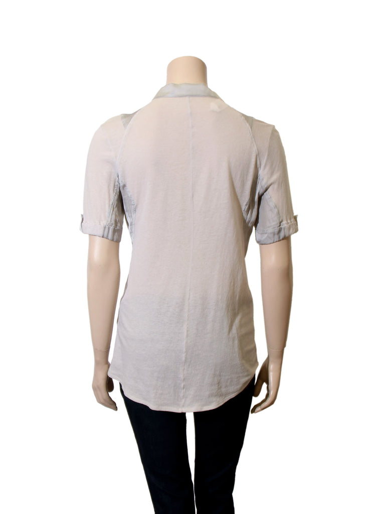 Helmut Lang Short Sleeve Blouse